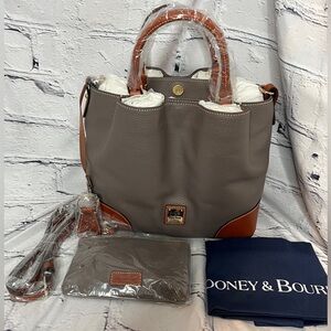 Dooney & Bourke Pebbled Leather Brenna Tote Duo - BRAND NEW WITH TAGS